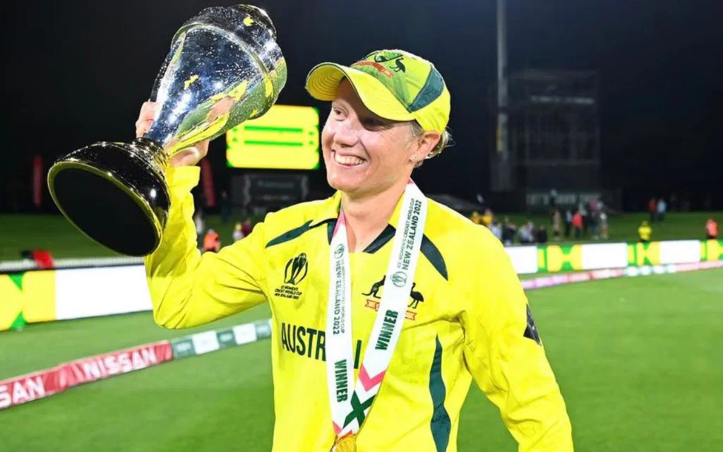 Alyssa Healy’s 170 against England (Source: @MitchellGlenn/x.com)