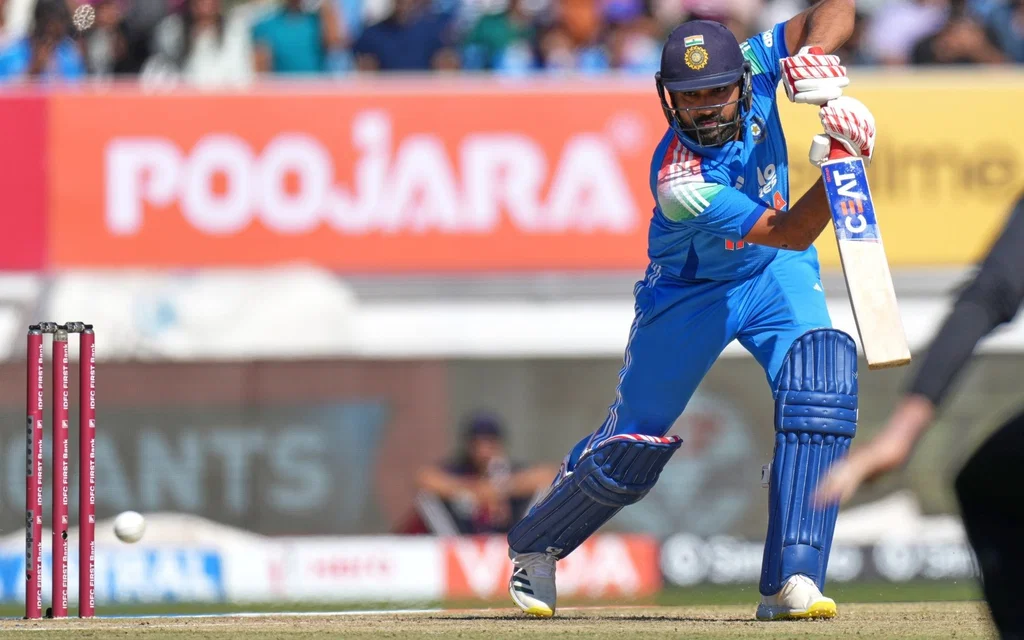 Rohit Sharma scales a huge ODI record [Source: AFP Photos]