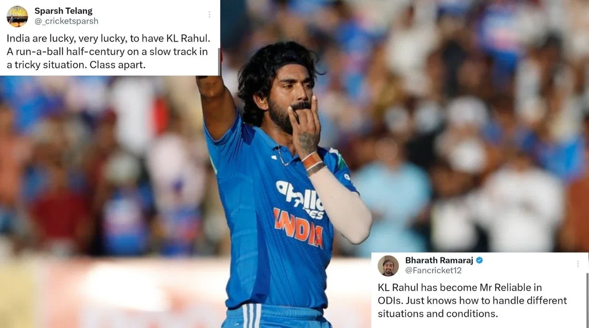 Fans reactions on KL Rahul masterclass century vs NZ. [Source - @bcci/x.com]