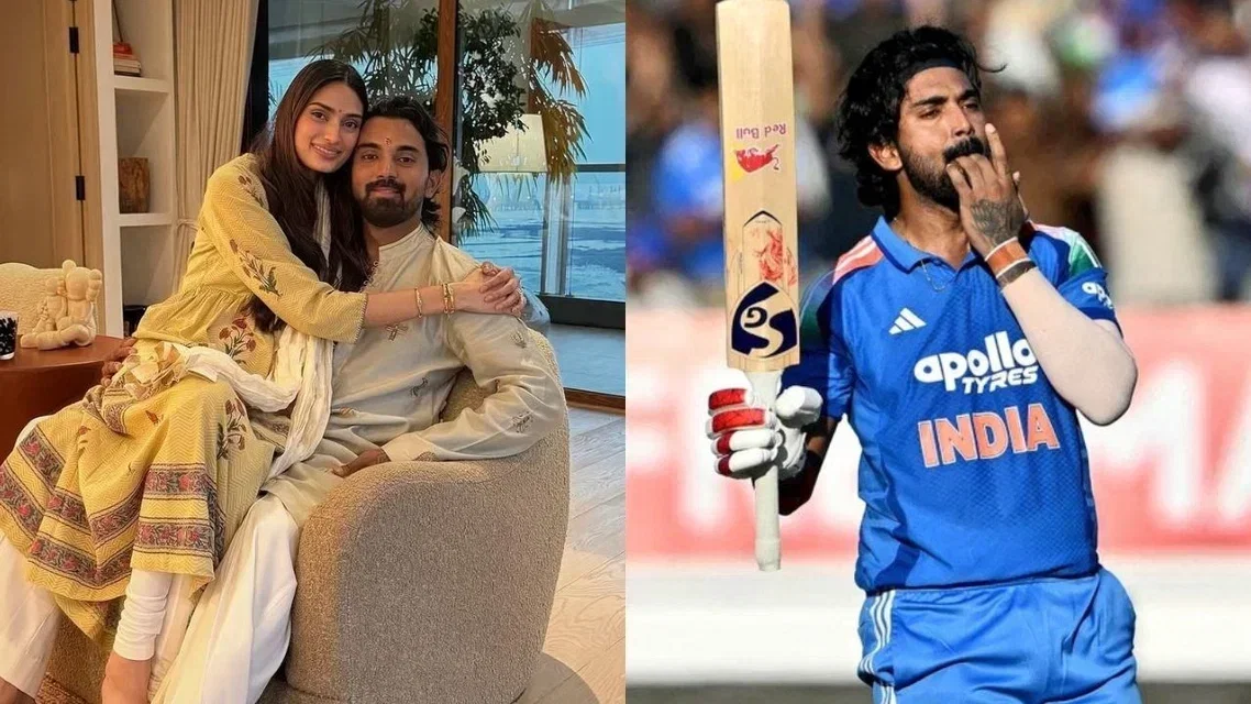 Athiya Shetty showers love for husband KL Rahul [Source: @Kunal_KLR/X]