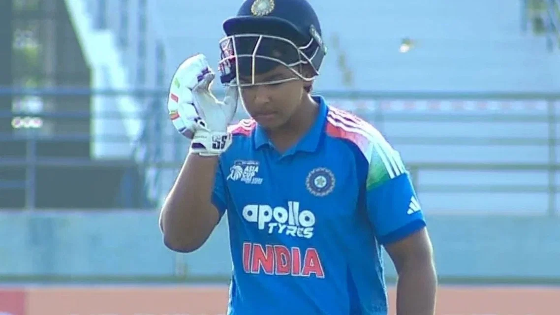 Vaibhav Suryavanshi flops vs USA [Source: @RichKettle07/x]