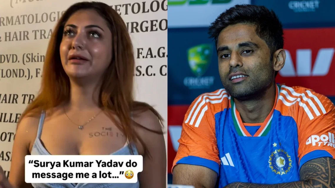 Khushi Mukherjee in trouble after Suryakumar Yadav comment [Source: @Cricket_live247, @ShivrajXind/X.com]
