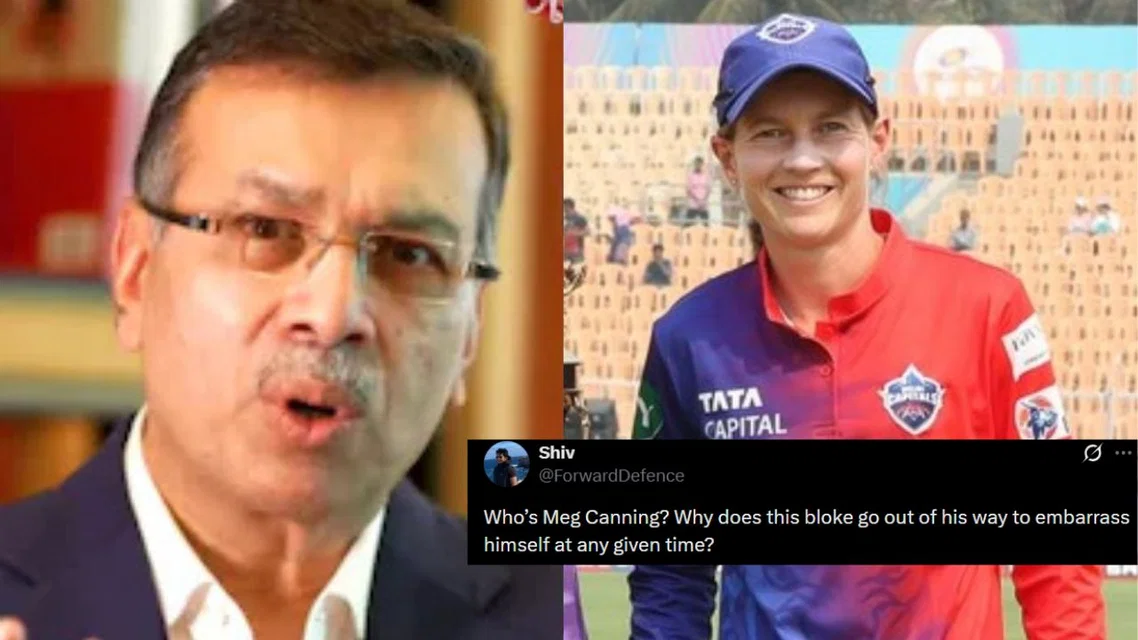 Sanjiv Goenka trolled for Meg Lanning mispronounciation [Source: @ManchesterSG100, @WPLT20/x]