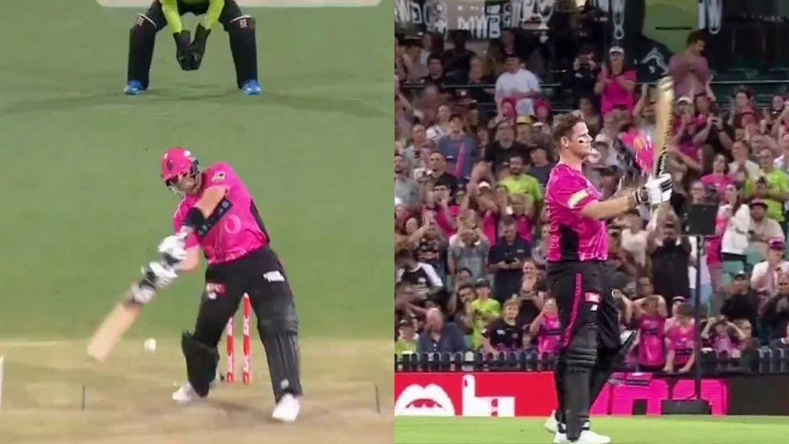 Steve Smith in BBL - (Source: ScreenGrab/X.com)