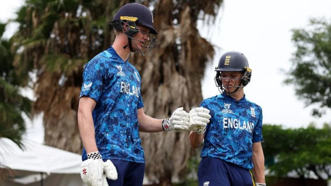 England defeat Pakistan in U19 World Cup 2026 [Source: @englandcricket/x]