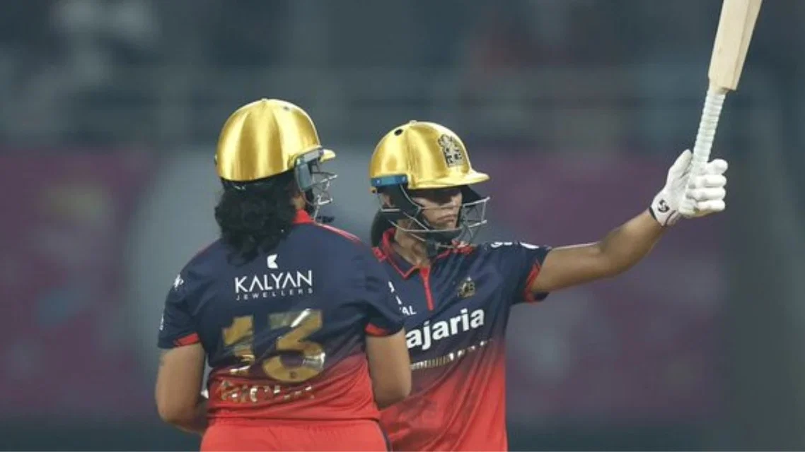 Radha Yadav's fifty helped RCB beat GG [Source: ABsay_ek/X.com]