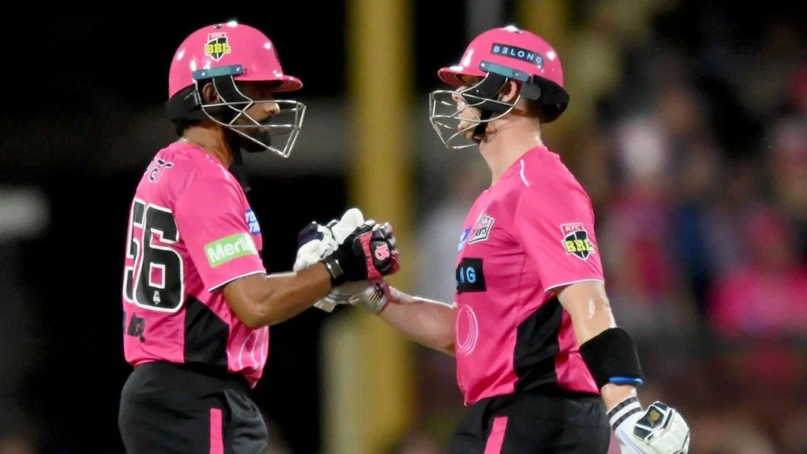 Babar Azam and Steve Smith in BBL [Source: @TsMeSalman/x.com]