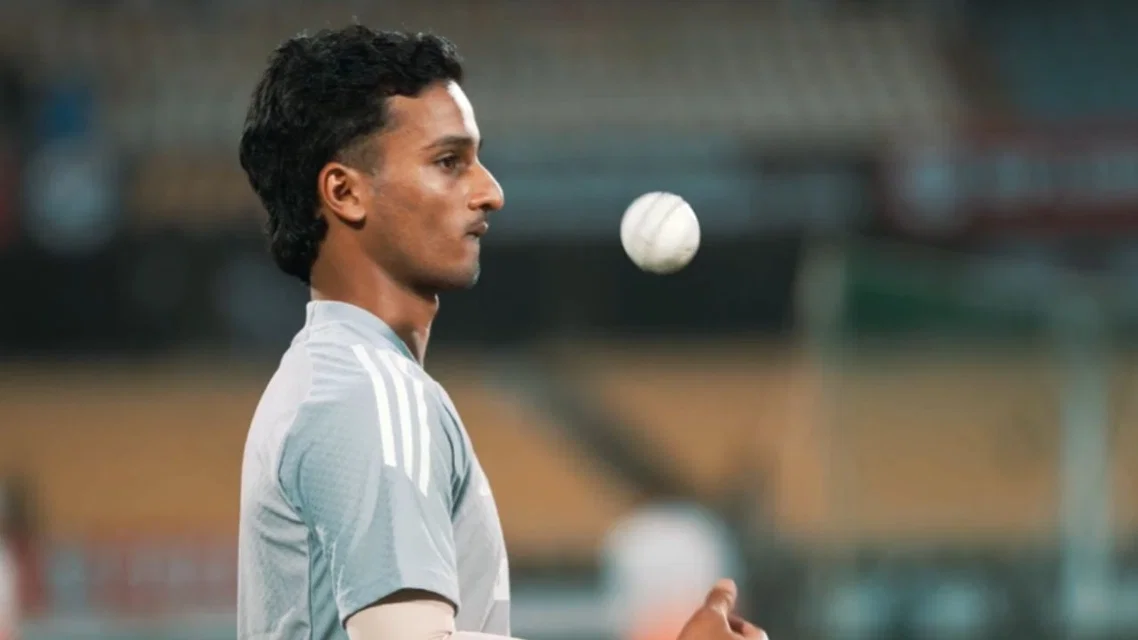 Ayush Badoni for the India vs New Zealand ODIs [Source: Screengrab/BCCI]