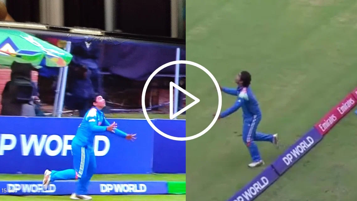 Vaibhav Suryavanshi's stunning catch (Source: X)