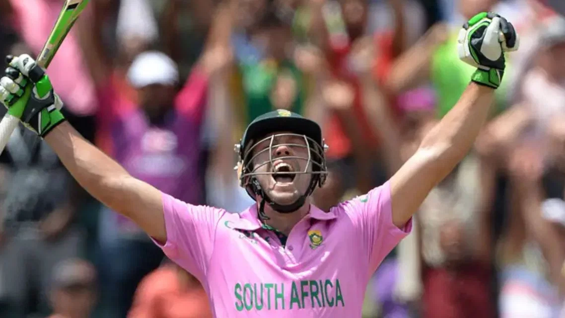 On this day in 2015 AB de Villiers scored 149 off 44 balls. [Source - AFP]
