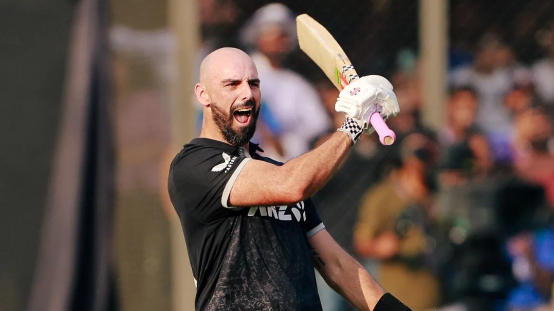 Daryl Mitchell made records during India tour [Image Credits: X]