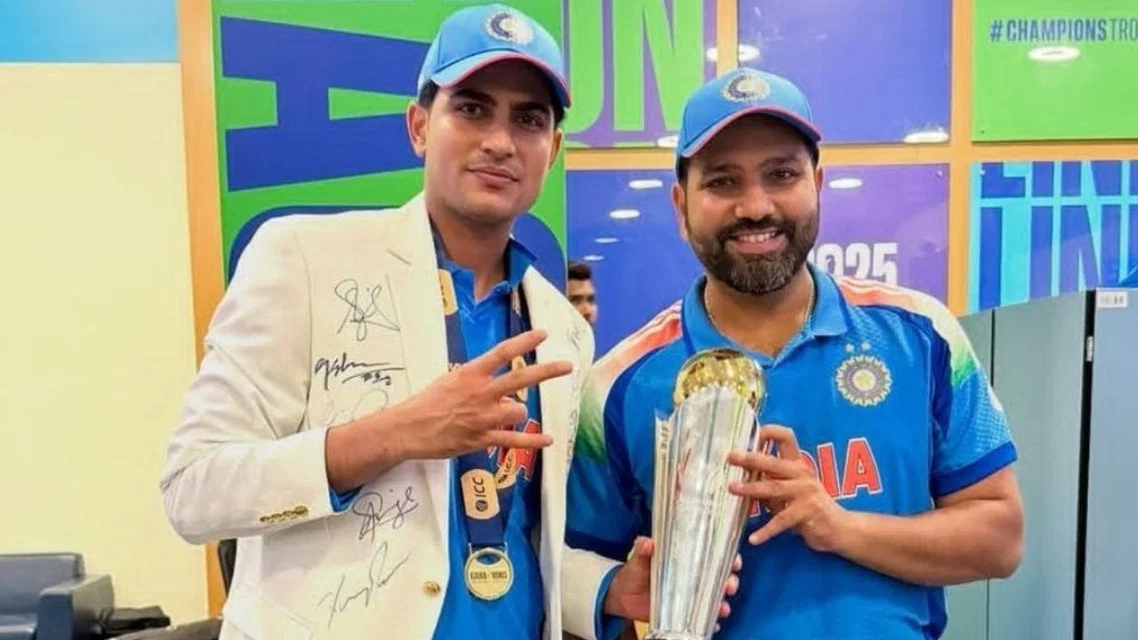 Shubman Gill backs Rohit Sharma (Source: @ImHydro45/x.com)