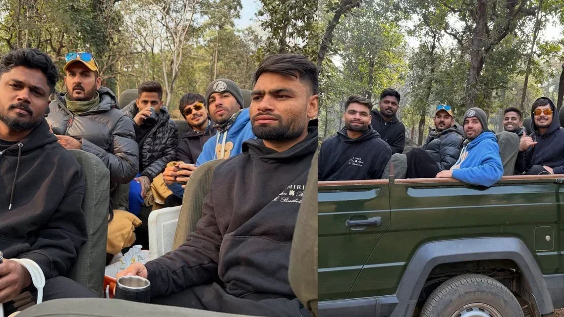Rinku Singh shares jungle safari pics on Instagram [Image Credits: Instagram]