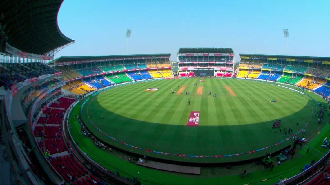 VCA Stadium in Nagpur will host IND vs NZ 1st T20I [Source: @ddsportschannel/X]