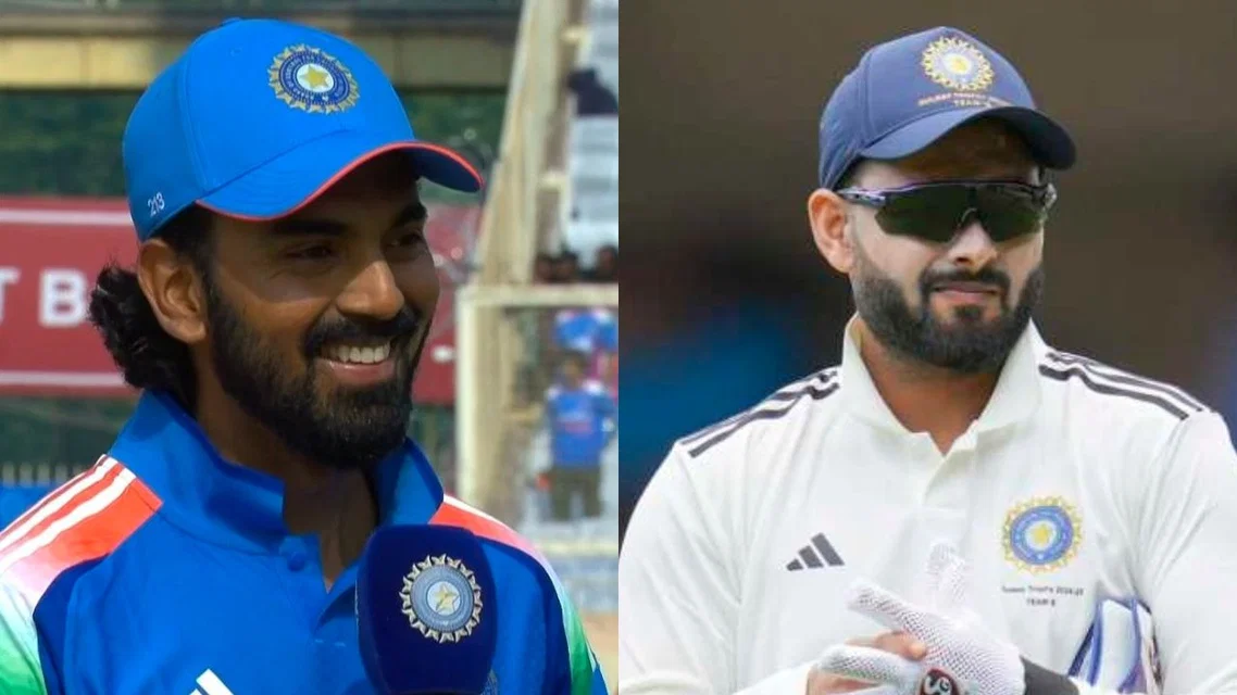 KL Rahul and Rishabh Pant [Source: @screwgauge77, @I_am_Harshit_17/x]