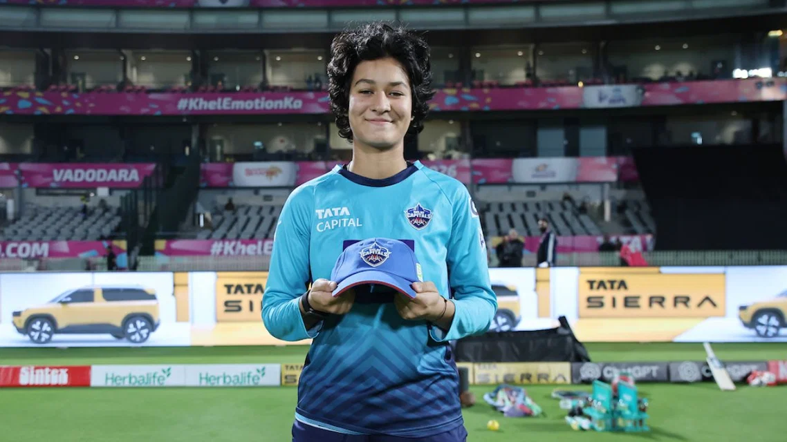 Deeya Yadav becomes the youngest player to feature in WPL [Image Credits: X]