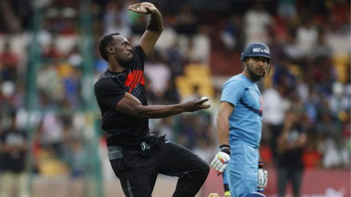 Usain Bolt eyes cricket switch [Source: @mufaddal_vohra/x]