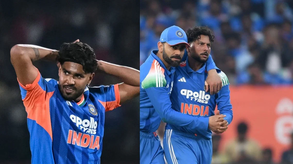 Revealed why India dropped Harshit Rana, Kuldeep Yadav from playing XI [Source: AFP Photo]
