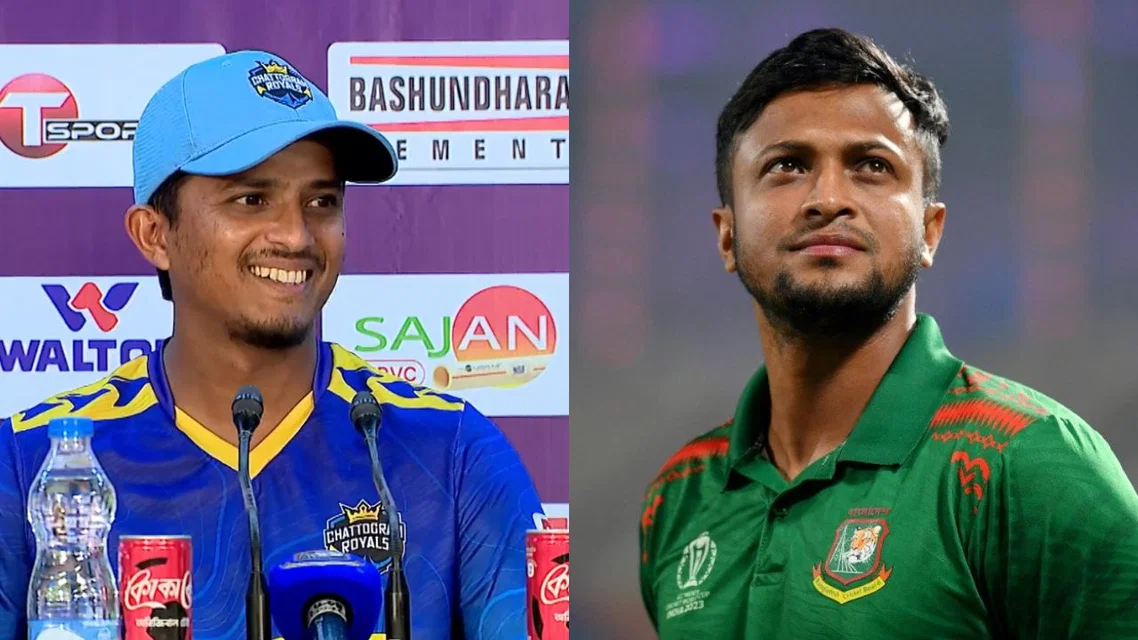 Mahedi Hasan and Shakib Al Hasan [Source: X]