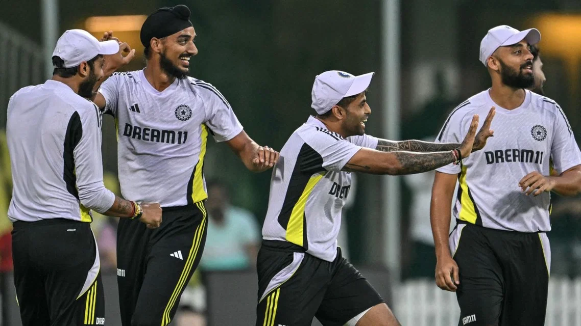 India training - (Source: AFP)