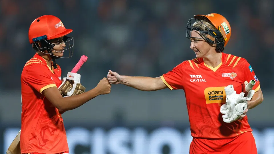 गुजरात जायंट्स ने यूपी वॉरियर्स को 45 रनों से हराया [Source - @wplt20/x]