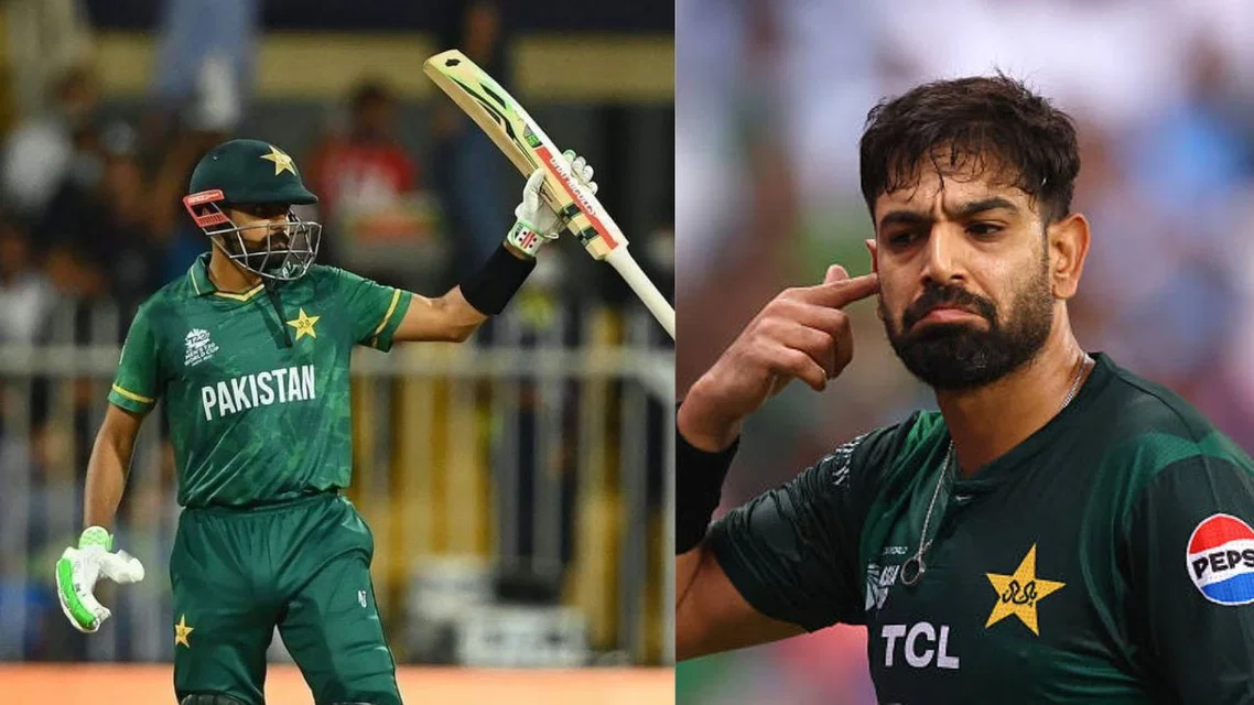 Babar Azam and Haris Rauf (Source:X)