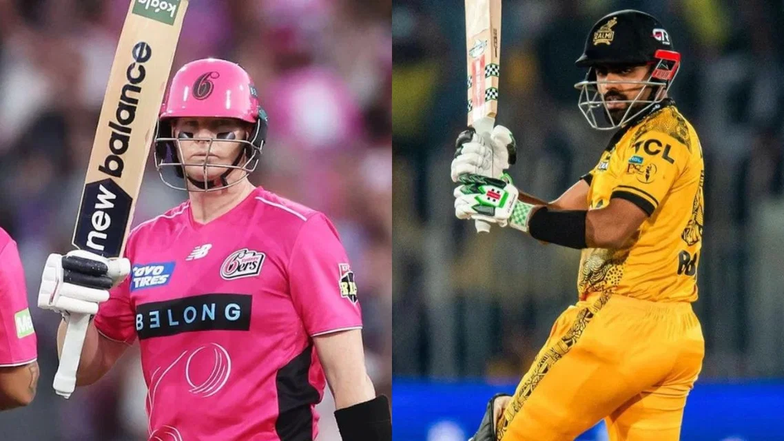 Steve Smith and Babar Azam [Source: @SixersBBL, @cricketroom_/x]