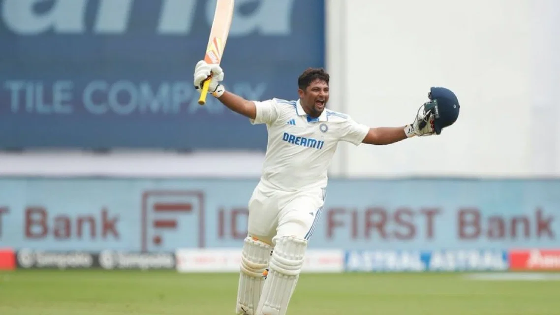 Sarfaraz Khan [Source: @mufaddal_vohra/x]