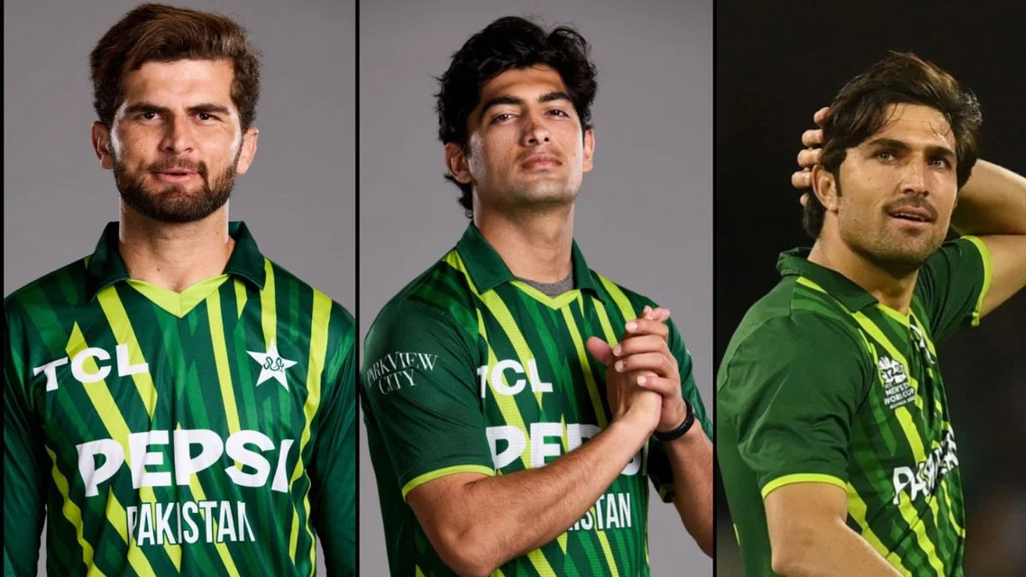 Pakistan's fast bowler trio (Source:X)