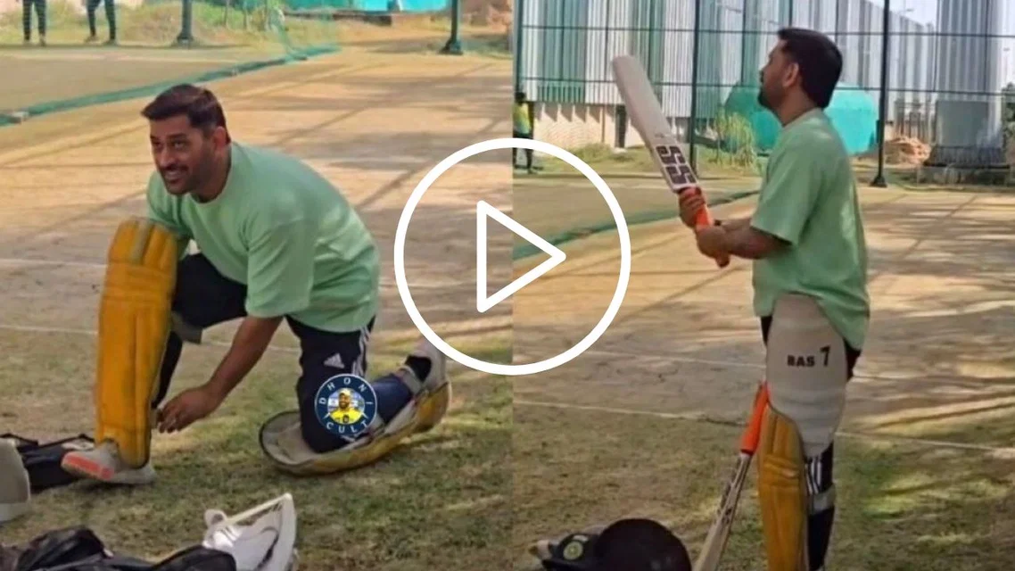 MS Dhoni starts preparation for IPL 2026 [Source: @mufaddal_vohra/x]
