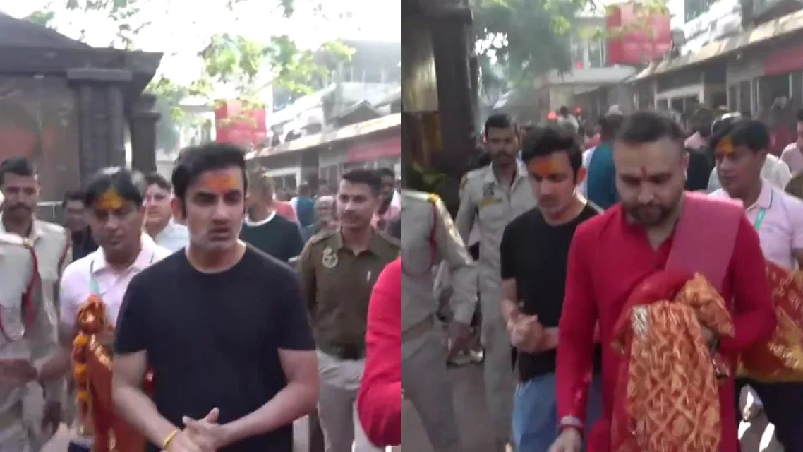 Gambhir visits Kamakhya Temple (Source: @PTI_News/x.com)