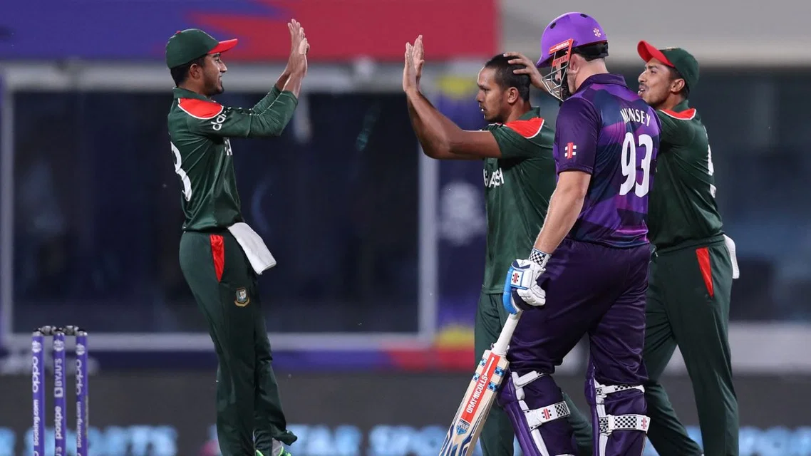 Bangladesh have a poorer T20 WC record than Scotland [Source: AFP]