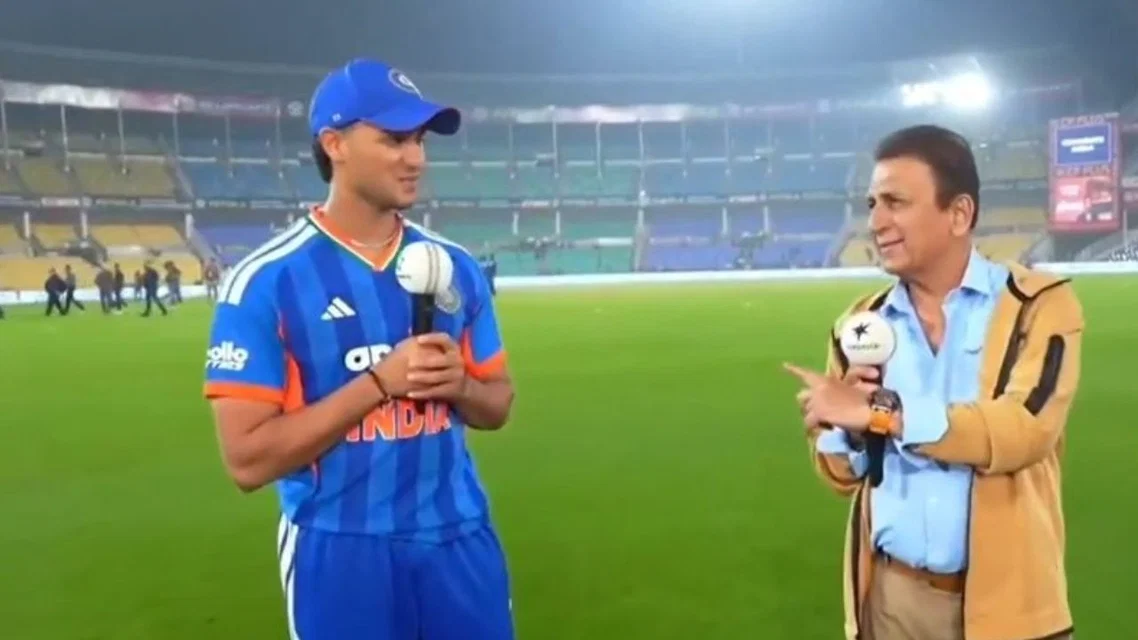 Abhishek Sharma and Sunil Gavaskar - (Source: X.Com)