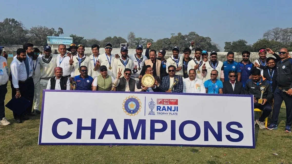 Bihar win Ranji Trophy Plate final 2025-26 [Source: @BCCIdomestic/x]