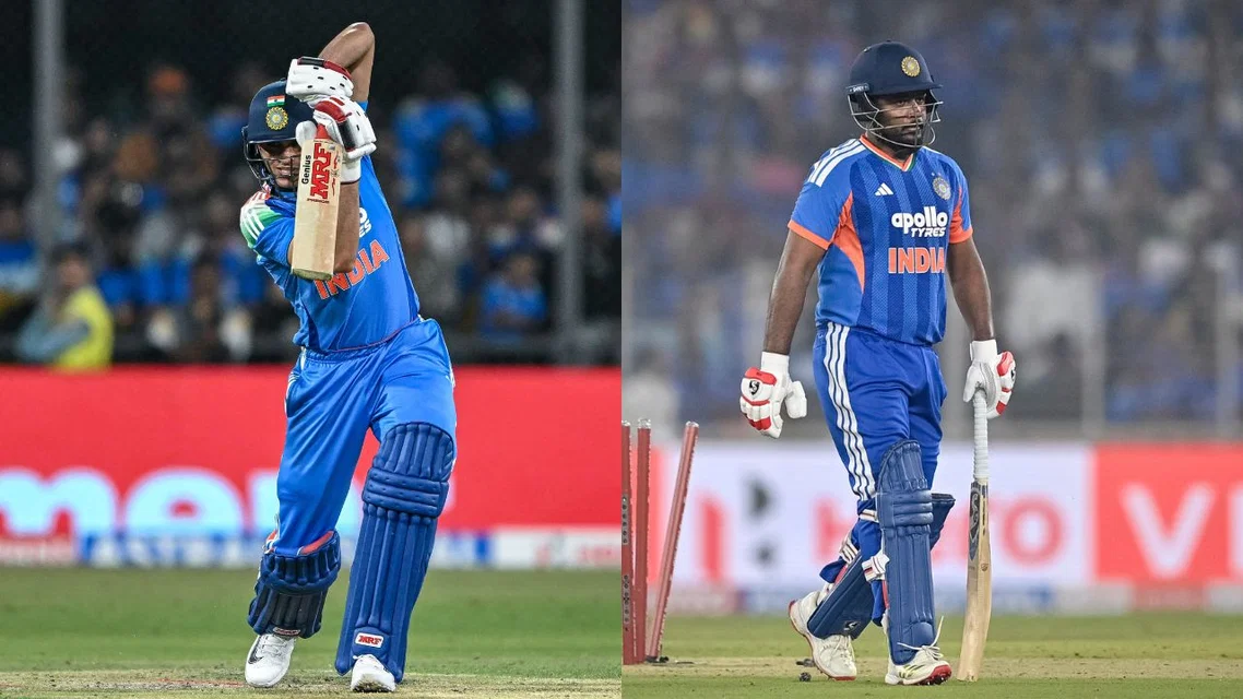 Shubman Gill was dropped from T20 WC for Sanju Samson [Source: AFP]