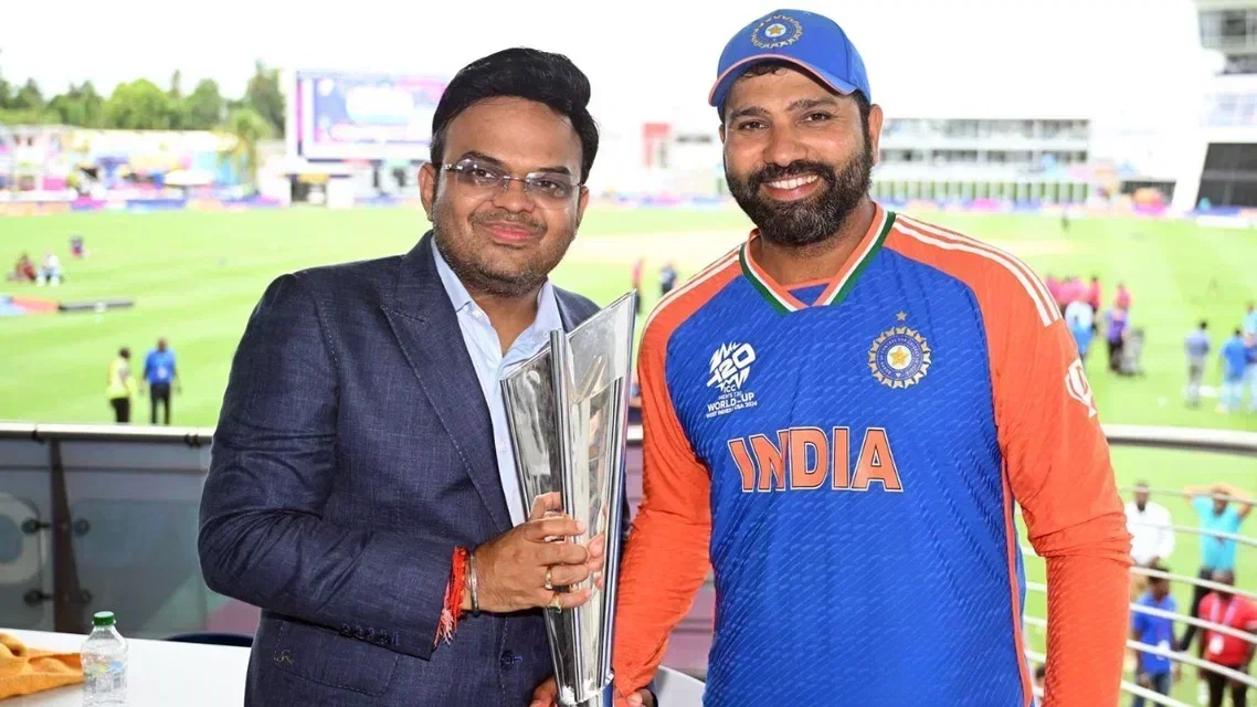 Jay Shah and Rohit Sharma - (Source: X.com)