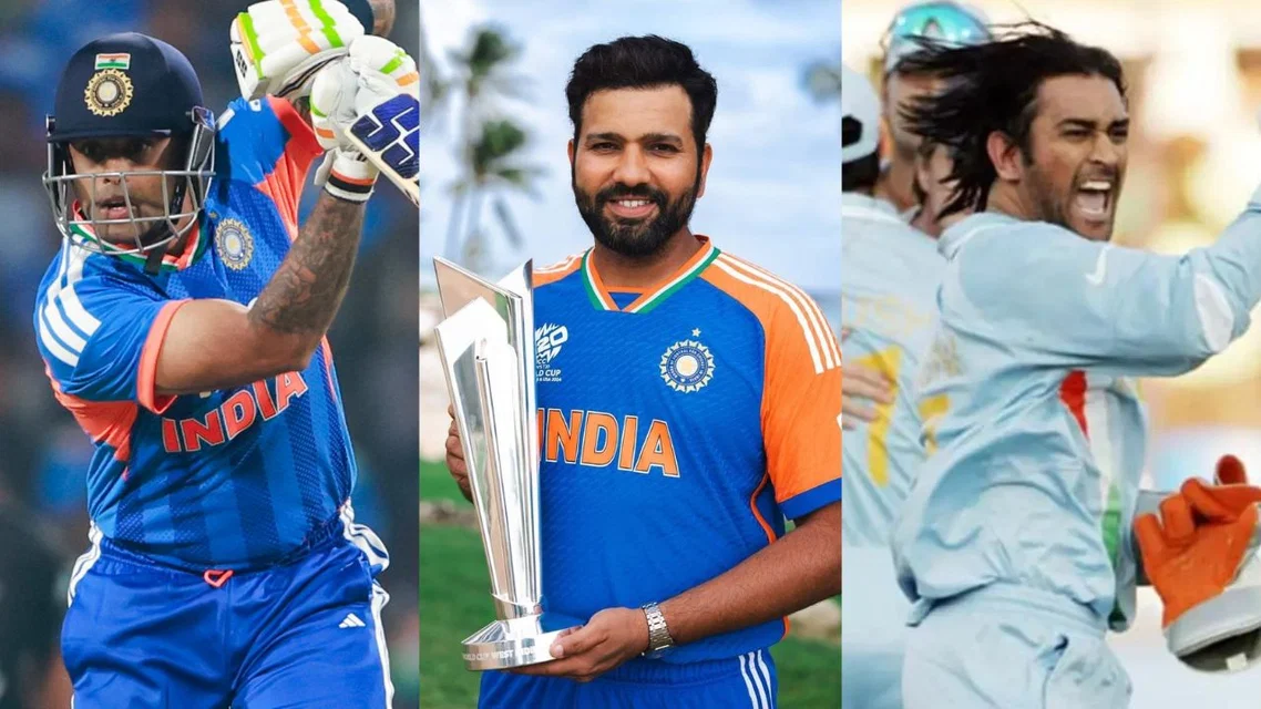 Most wins as Indian men's T20I captain. [Source - @bcci/@icc/x]