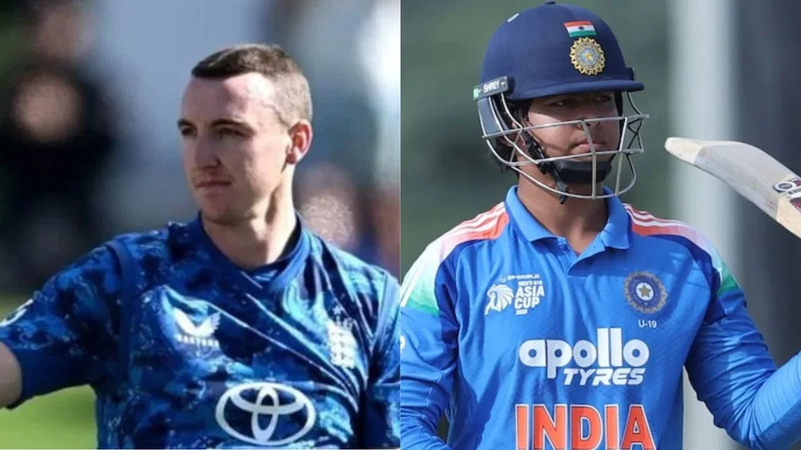 Harry Brook and Vaibhav Suryavanshi [Source: @CricCrazyJohns/x]