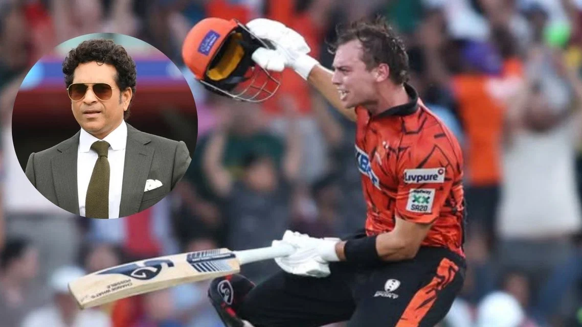 Tristan Stubbs with Tendulkar signed bat [Source: X]