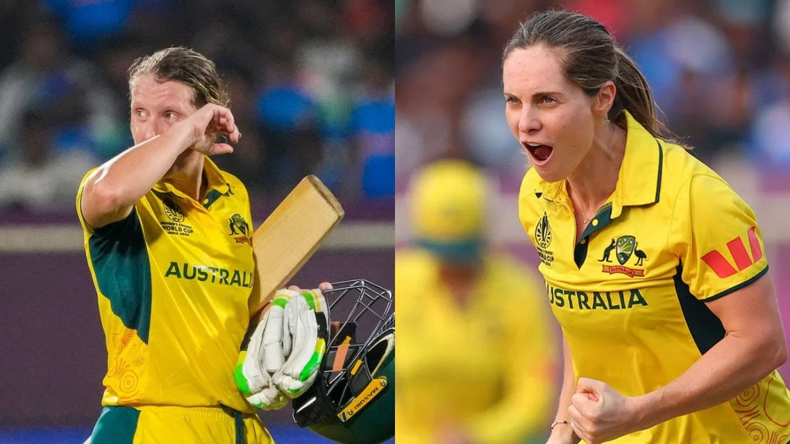 Alyssa Healy and Sophie Molineux [Source: X]