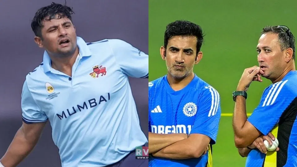 मुंबई के लिए सरफराज खान और अजीत अगरकर और गौतम गंभीर [स्रोत: एक्स]