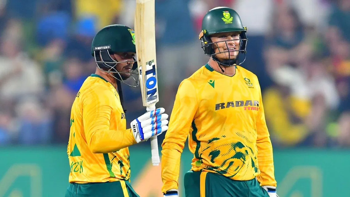 Quinton de Kock muscled a match-winning century vs WI [Source: @ProteasMenCSA/x]