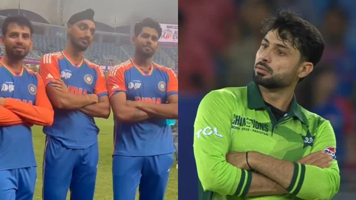 Jitesh Sharma Arshdeep Singh Harshit Rana Abrar Ahmed. Image Credits: X