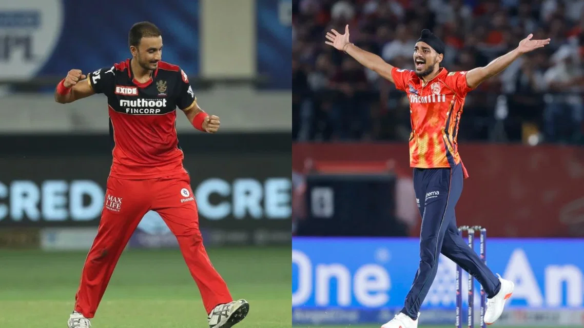 Harshal Patel (L) and Arshdeep Singh (R) (Source: X)