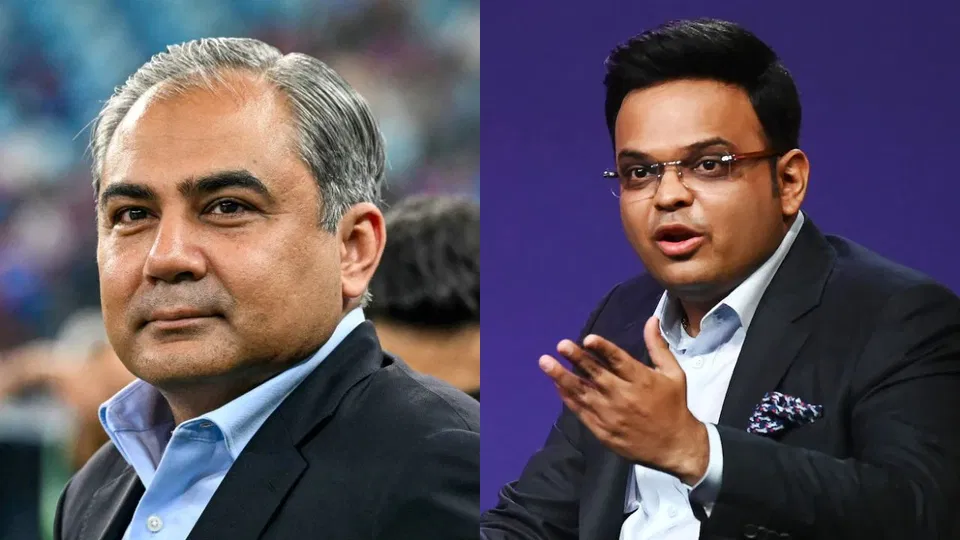 मोहसिन नक़वी जय शाह। छवि साभार: X