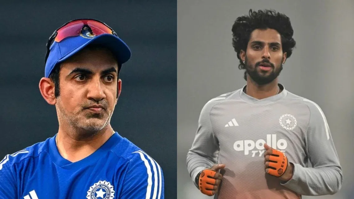 Gautam Gambhir and Tilak Varma [Source: AFP]