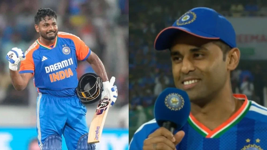 Sanju Samson and Suryakumar Yadav [Source: @BCCI/x]