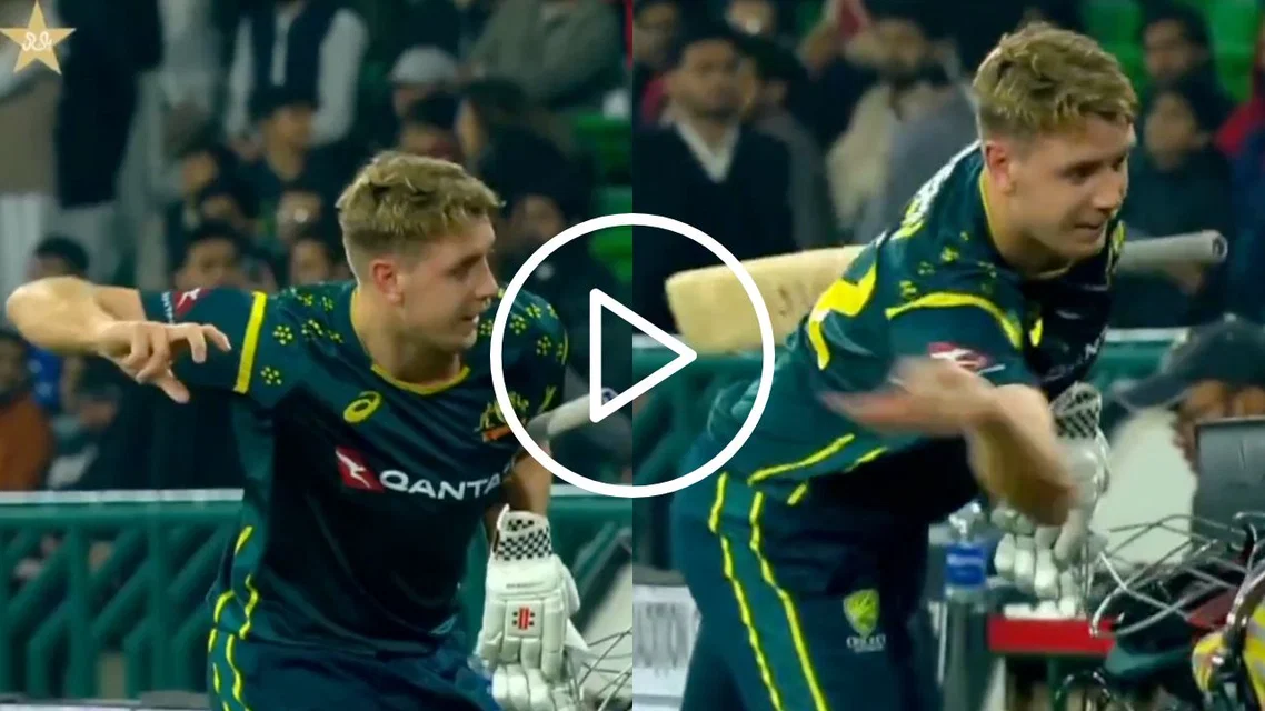 Cameron Green accused Usman Tariq of chucking [Source: X]