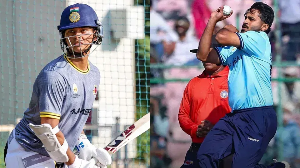 यशस्वी जयसवाल और शार्दुल ठाकुर [X]