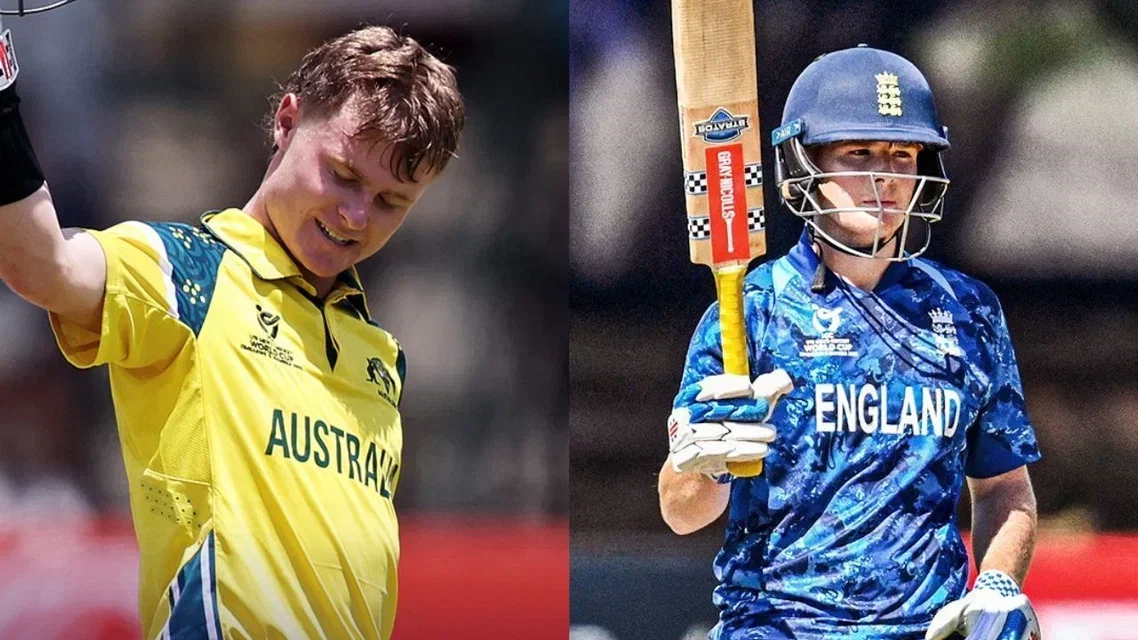 AUS U19 vs ENG U19 live streaming [Source: @ICC/x]